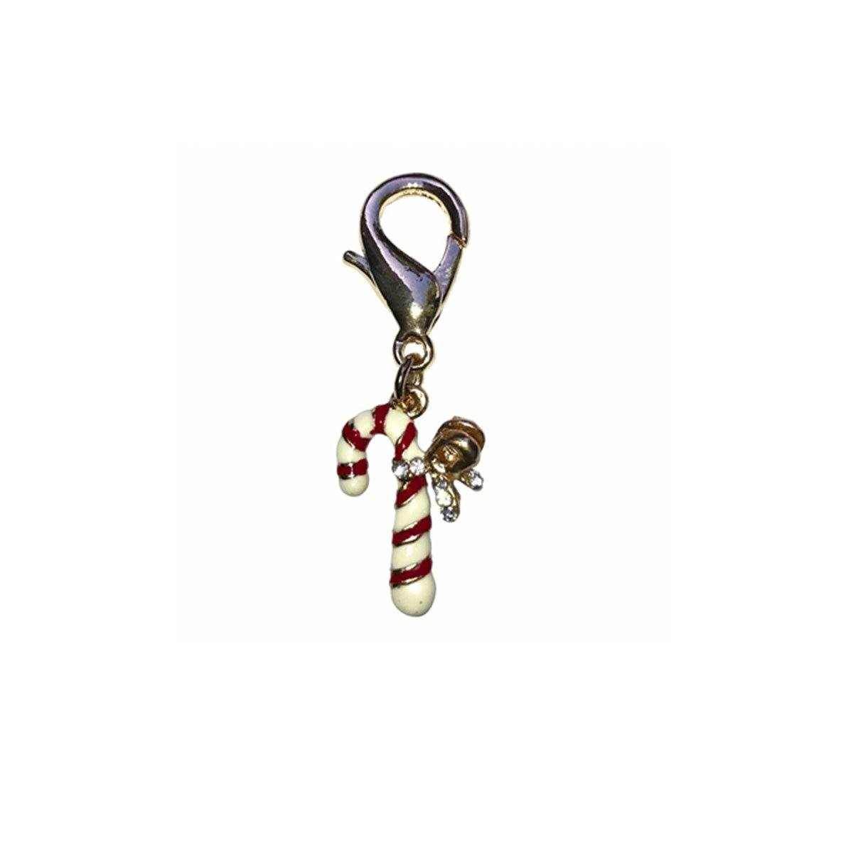 Candy Cane Dog Collar Charm | Pawlicious & Company