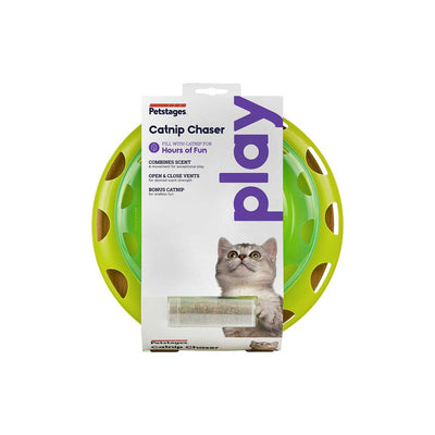 Catnip Chase Track Cat Toy in Green | Pawlicious & Company