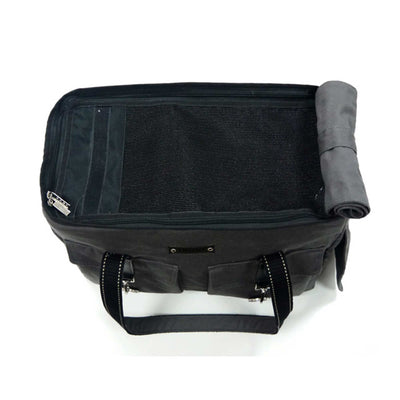 Buckle Tote Dog Carrier in Charcoal | Pawlicious & Company