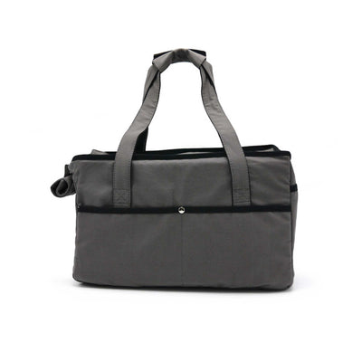 Buckle Tote Dog Carrier in Charcoal | Pawlicious & Company