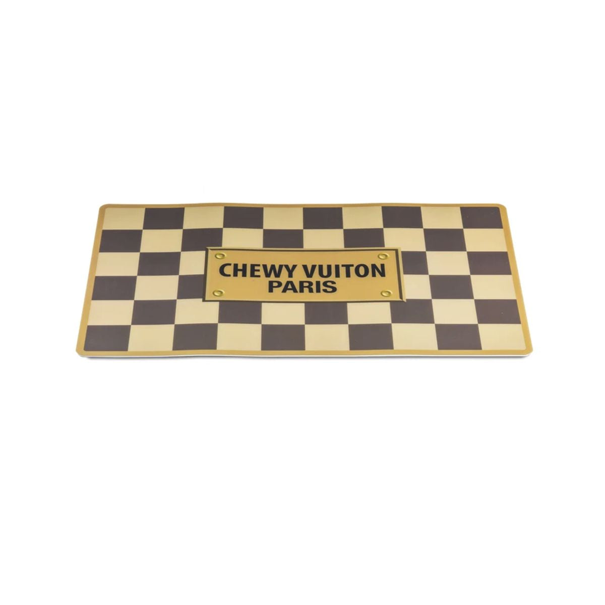 Checker Chewy Vuiton Pet Mat | Pawlicious & Company