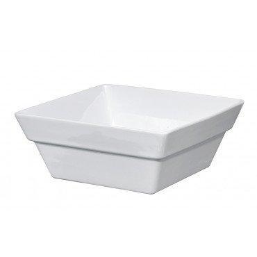 Contemporary Ceramic Dog Bowls, White | Pawlicious & Company