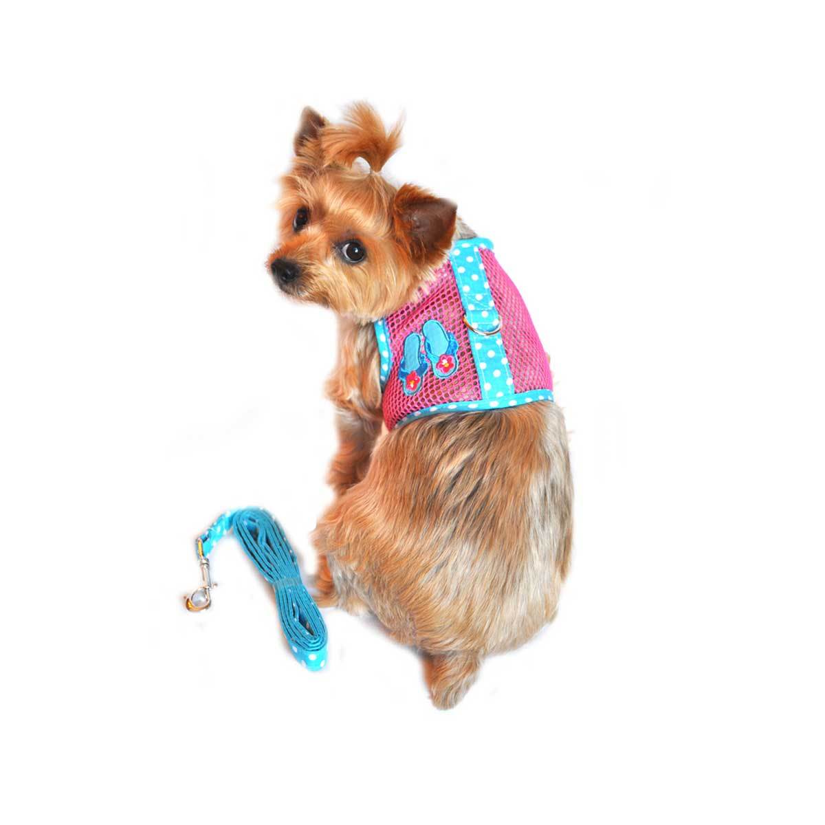 Cool Mesh Dog Harness - Summer Flip Flops | Pawlicious & Company