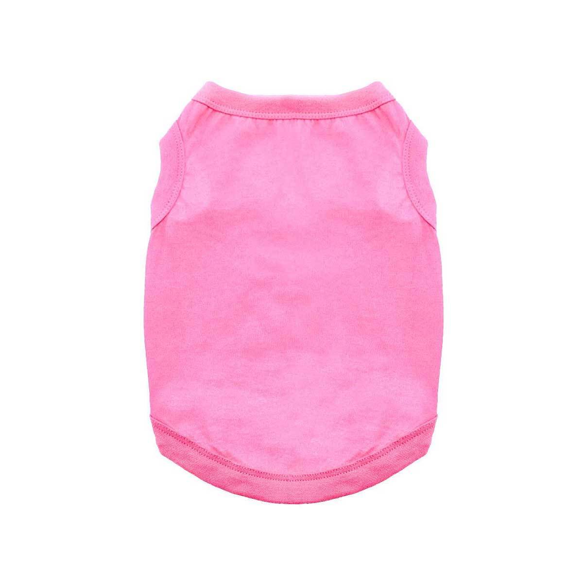 100% Cotton Dog Tank Top in Pink | Pawlicious & Company