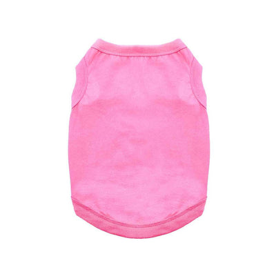 100% Cotton Dog Tank Top in Pink | Pawlicious & Company
