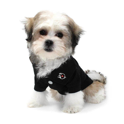 100% Cotton Polo Shirts in Black | Pawlicious & Company