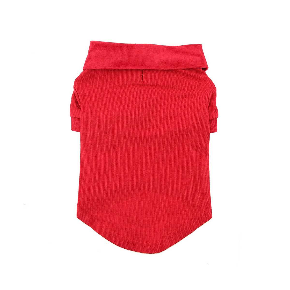 100% Cotton Polo Shirts in Flame Red | Pawlicious & Company