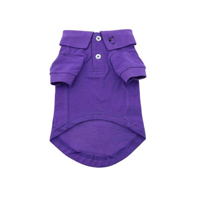 100% Cotton Polo Shirts in Violet | Pawlicious & Company