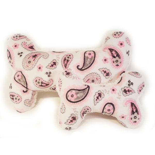 Cuddle Dog Pillow in Blush Paisley Print | Pawlicious & Company