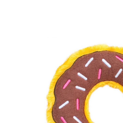Donutz Chocolate Plush Dog Toy | Pawlicious & Company
