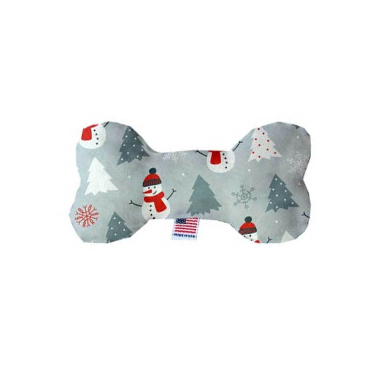 Fosty the Snowman Bone Shaped Dog Toy | Pawlicious & Company