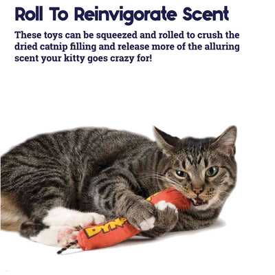 Green Magic Dynamite Stick Catnip Toy