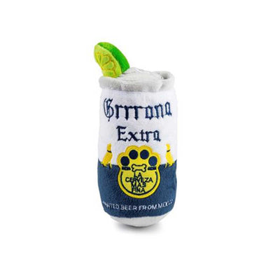 Grrrona Beer Can Plush Dog Toy | Pawlicious & Company