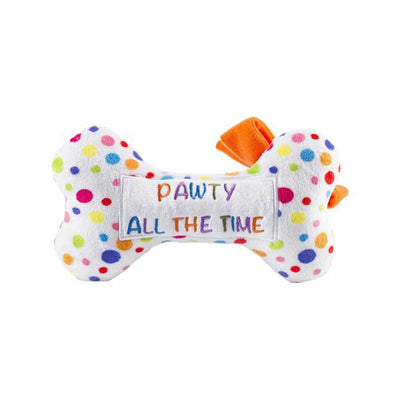 Happy Birthday Dog Bone Toy | Pawlicious & Company