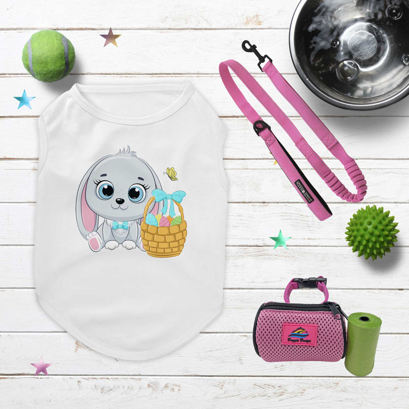 Happy Easter Bunny Tee Shirt | Pawlicious & Company