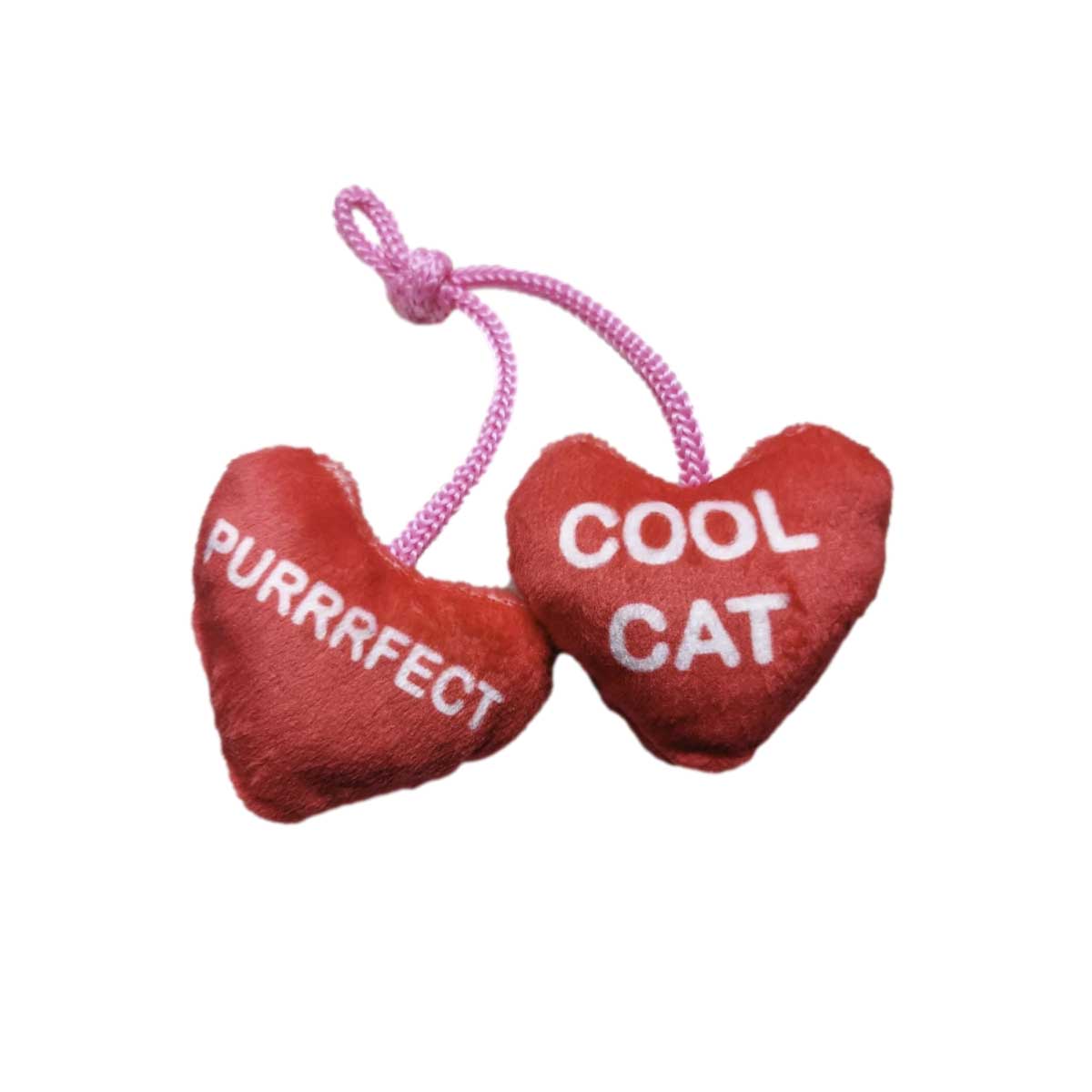 Heart Strings Plush Catnip Toy