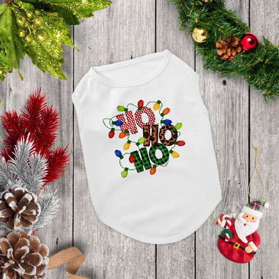 HO HO HO Pet Tee Shirt | Pawlicious & Company