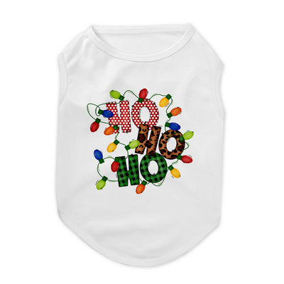 HO HO HO Pet Tee Shirt | Pawlicious & Company
