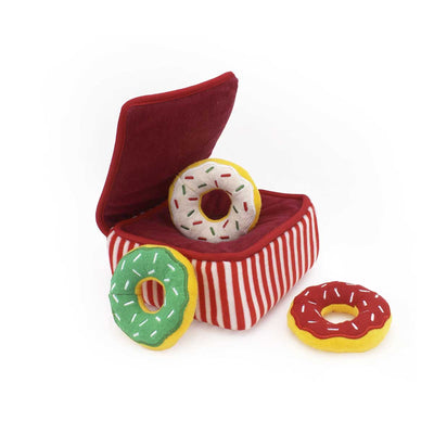 Holiday Donutz Box Burrow Interactive Puzzle | Pawlicious & Company