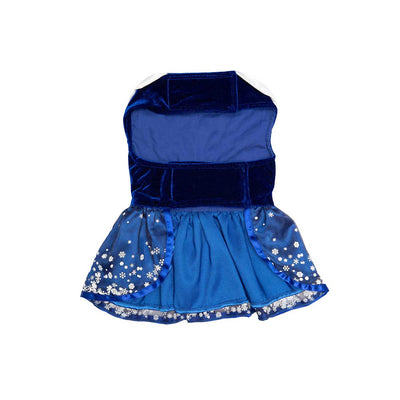 Snowflakes Holiday Dog Harness Dress | Pawlicious & Company