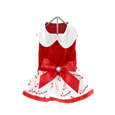 Holiday Candy Cane Harness Dress | Pawlicious & Company