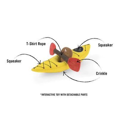 K9 Kayak Plush Dog Toy | Pawlicious & Company
