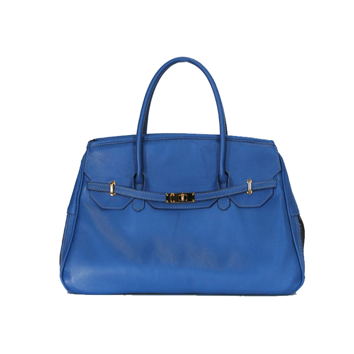Leather Katie Bag - Cobalt Blue | Pawlicious & Company