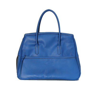 Leather Katie Bag - Cobalt Blue | Pawlicious & Company