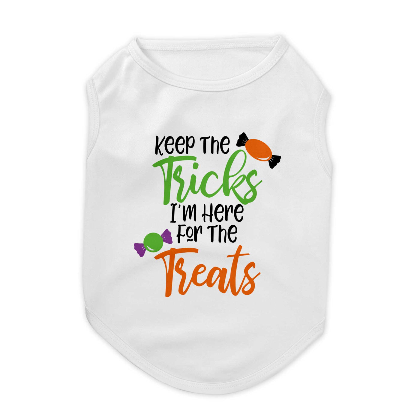 Keep the Tricks Im here for the Treats Pet Tee Shirt | Pawlicious & Company