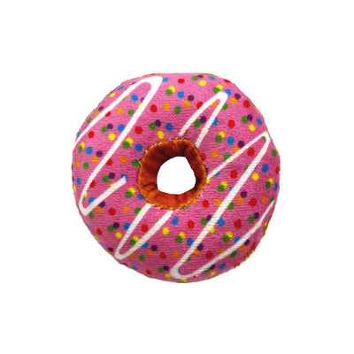 Strawberry Donut Plush Catnip Toy | Pawlicious & Company