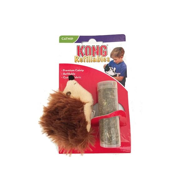 Kong Refillable Catnip Toy - Hedgehog | Pawlicious & Company