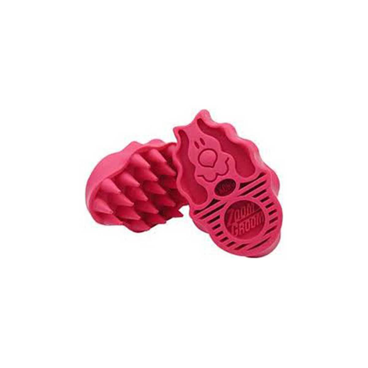 Kong Zoom Groom Raspberry | Pawlicious & Company