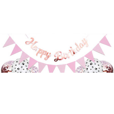 Pink Lets Pawty Birthday Balloons 15 Piece Set | Pawlicious & Company