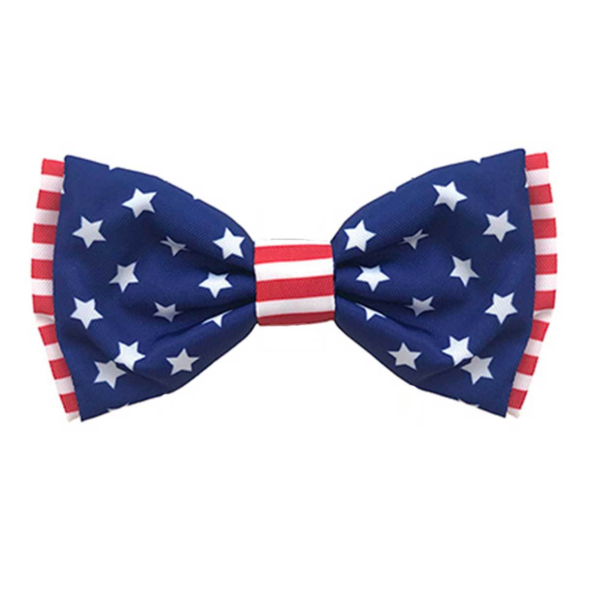 Liberty Bow Dog Collar Bow Tie | Pawlicious & Company