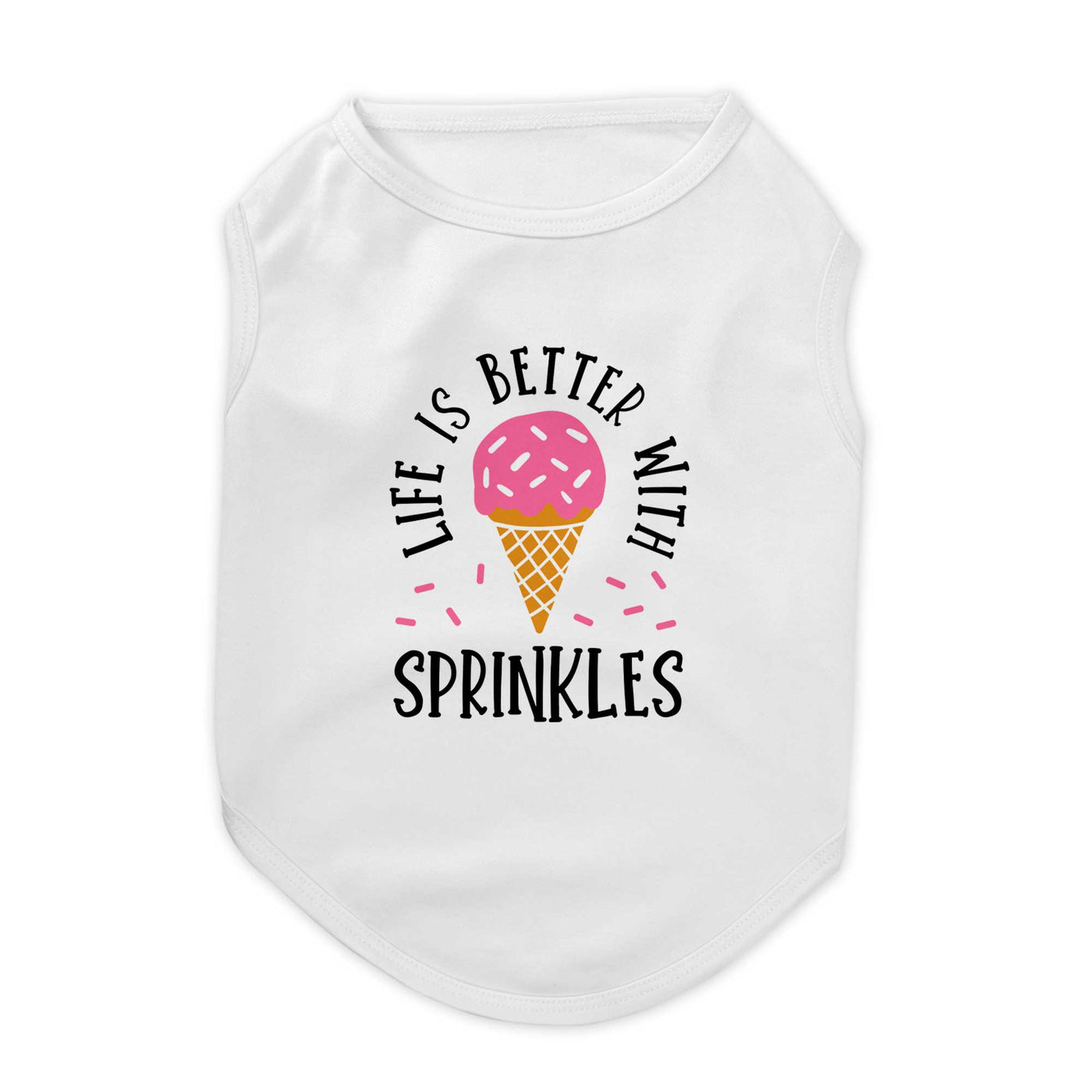 Life is Better with Sprinkles Pet Tee Shirt | Pawlicious & Company