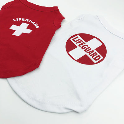 Lifeguard 3 in Red Tee Shirt | Pawlicious & Company