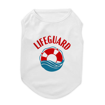 Lifeguard On Duty Pet Tee Shirt | Pawlicious & Company