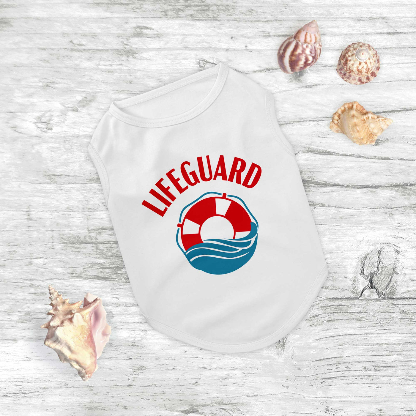 Lifeguard On Duty Pet Tee Shirt | Pawlicious & Company