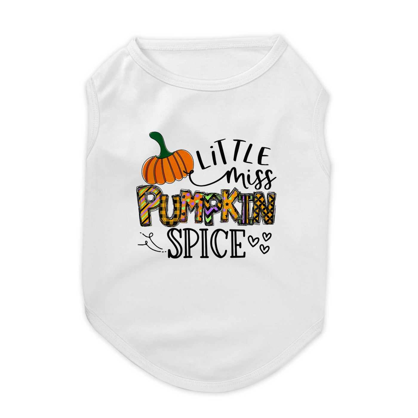 Little Miss Pumpkin Spice Pet Tee Shirt | Pawlicious & Company