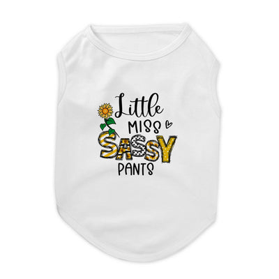 Little Miss Sassy Pants Pet Tee Shirt | Pawlicious & Company