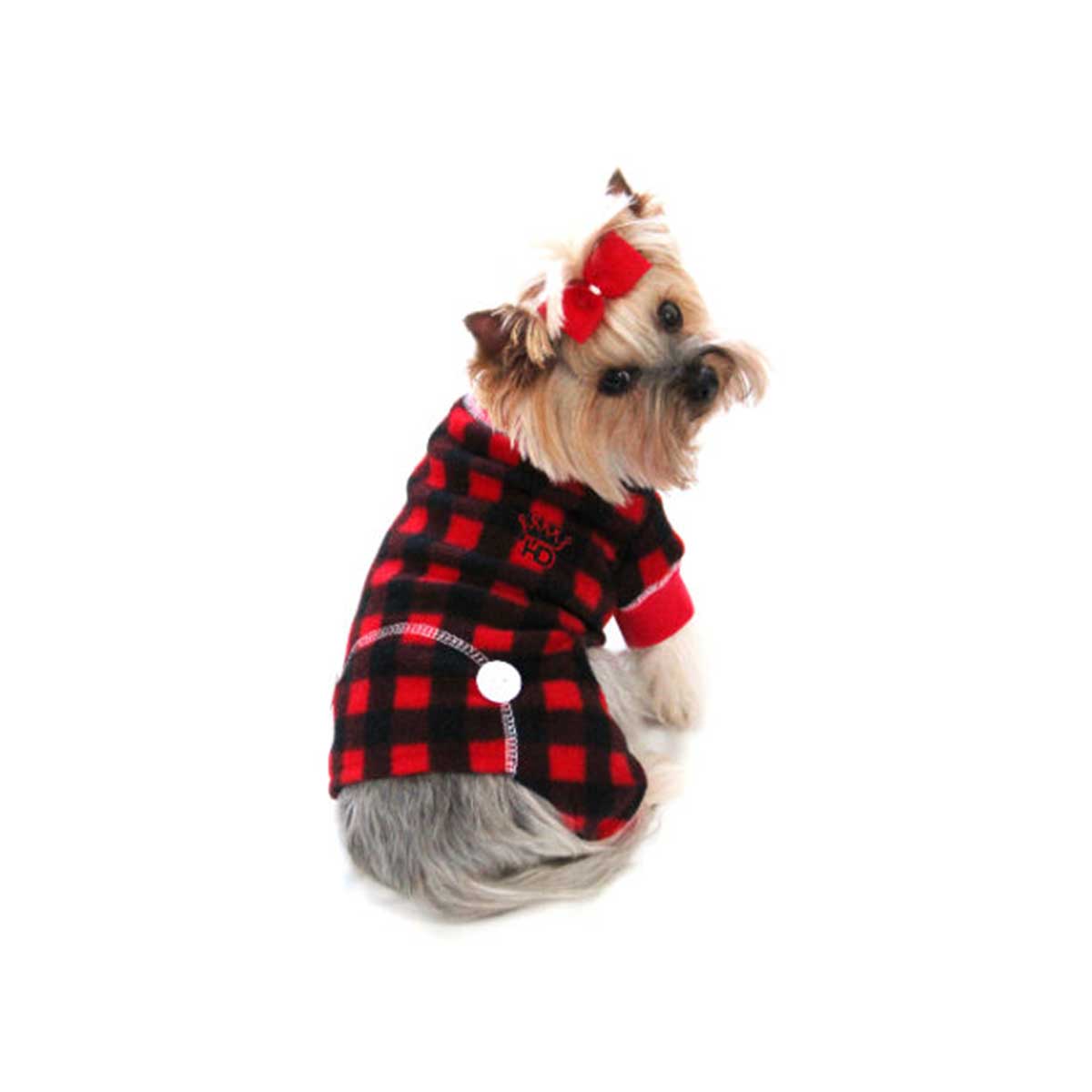 Red Lumberjack Dog Pajama | Pawlicious & Company