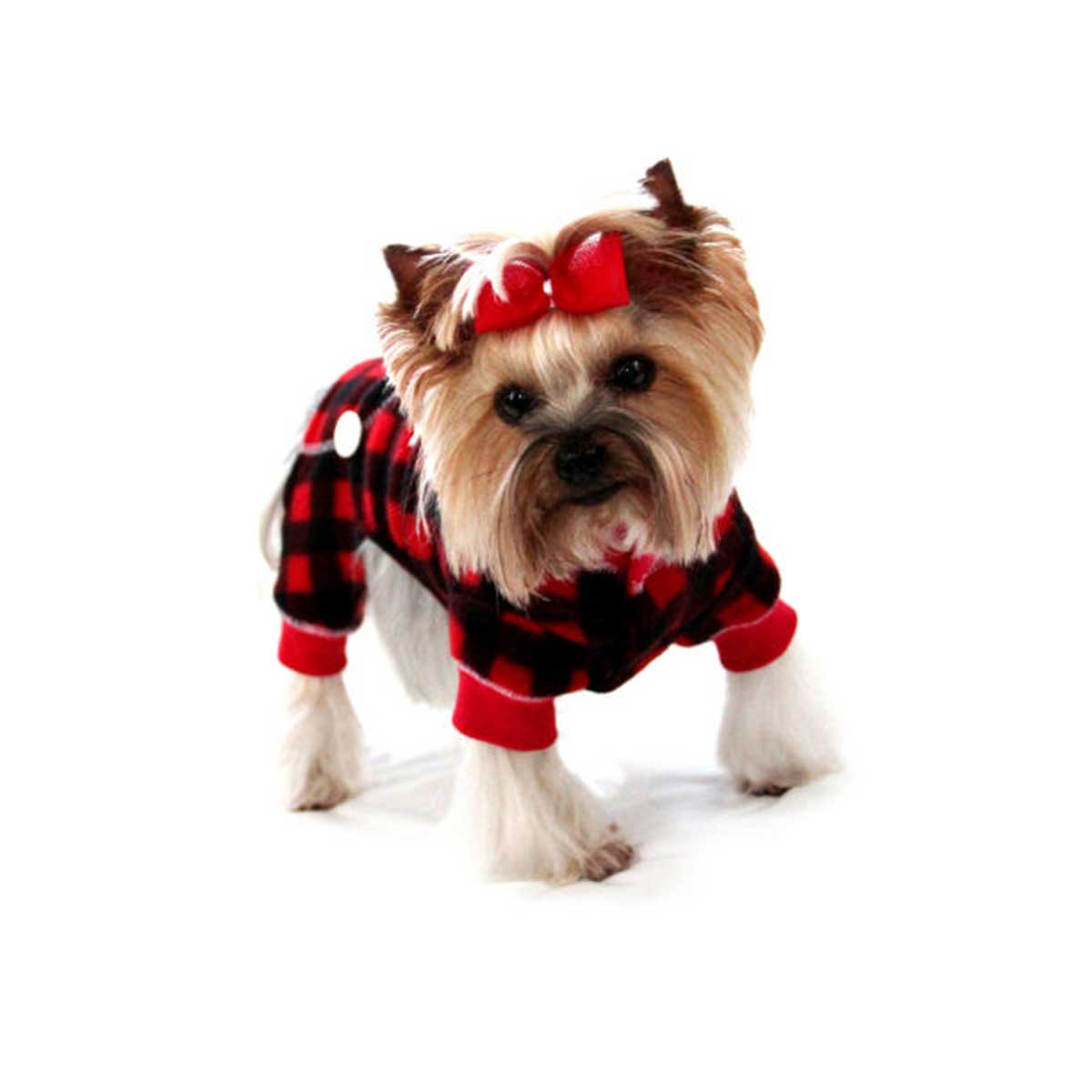 Red Lumberjack Dog Pajama | Pawlicious & Company
