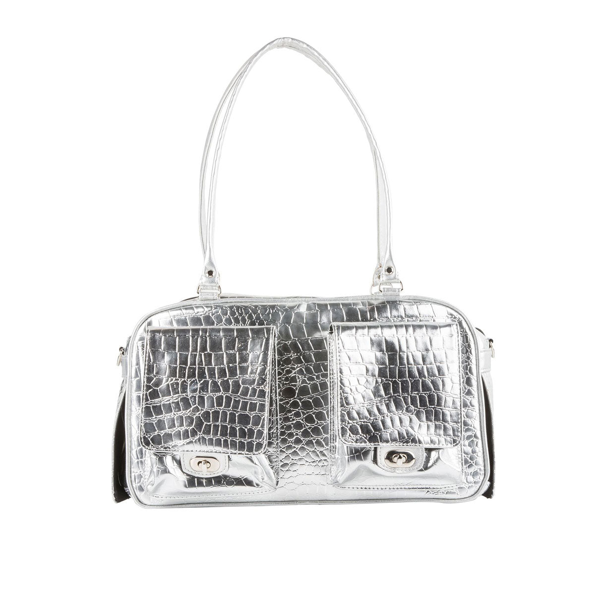 Marlee Pet Carrier - Silver Gator | Pawlicious & Company