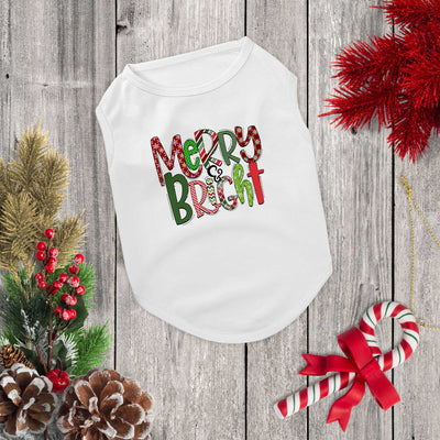 Merry & Bright Pet Tee Shirt | Pawlicious & Company