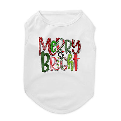 Merry & Bright Pet Tee Shirt | Pawlicious & Company