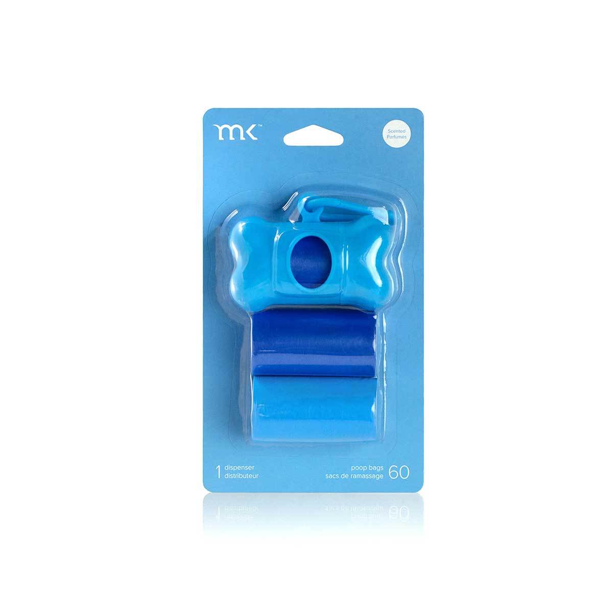 Modern Kanine Dispenser and Waste Bags - Blues | Pawlicious & Company