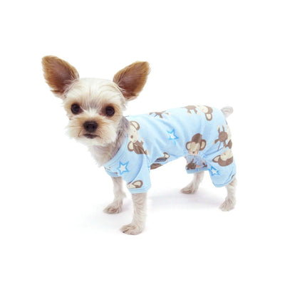Monkey Print Dog Pajamas | Pawlicious & Company