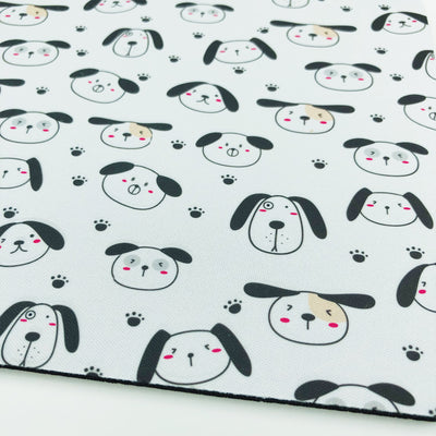 Dog Faces and Paw Mouse Pad | Pawlicious & Company
