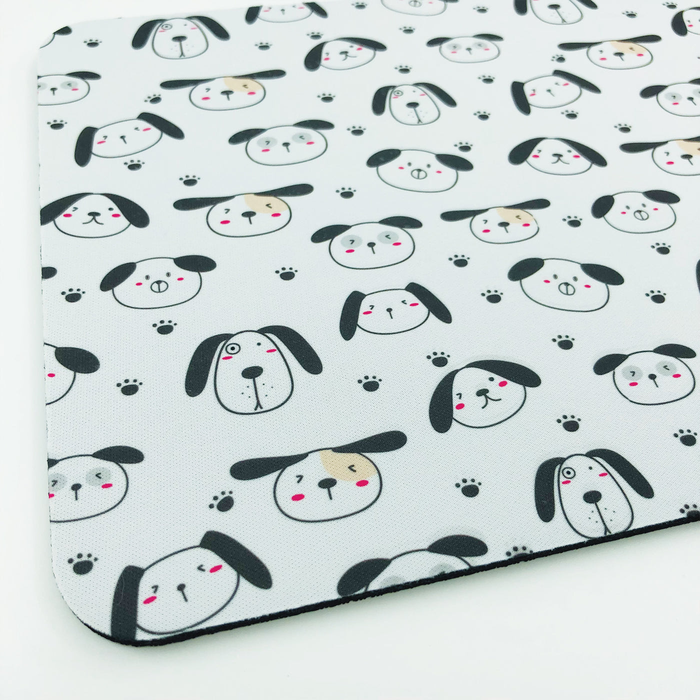 Dog Faces and Paw Mouse Pad | Pawlicious & Company
