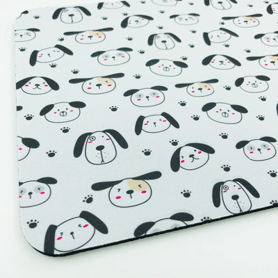 Dog Faces and Paw Mouse Pad | Pawlicious & Company